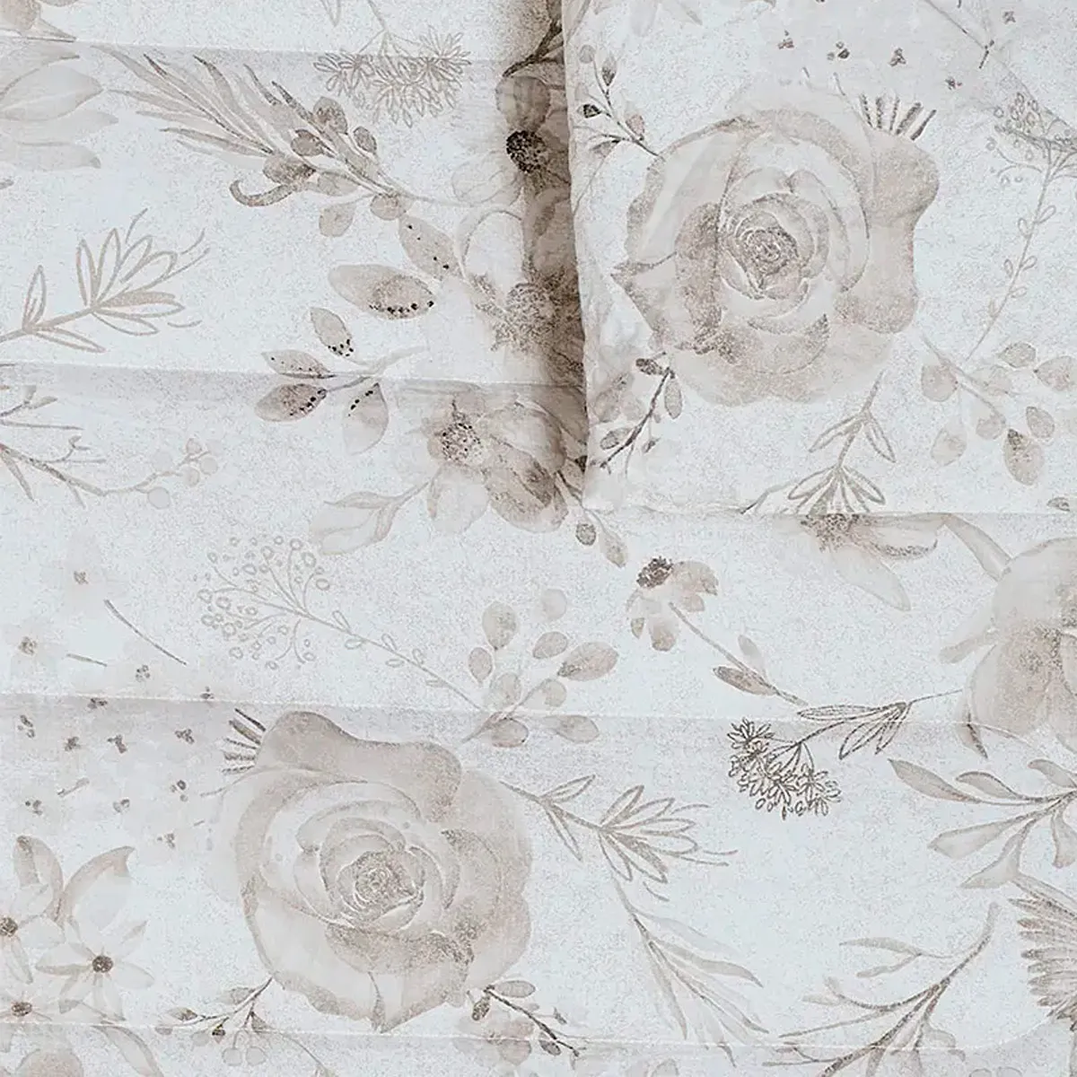 PLUMÓN RIPLEY HOME PERCALE KING FLORES TAUPE - 2