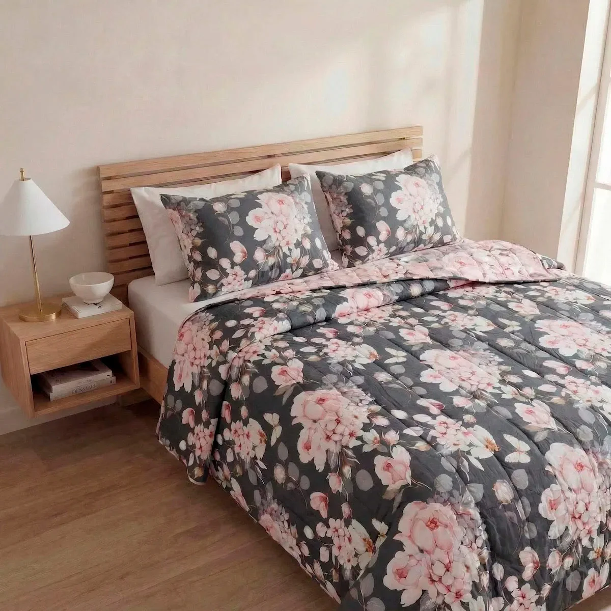 PLUMÓN RIPLEY HOME PERCALE KING PEONIAS - 1