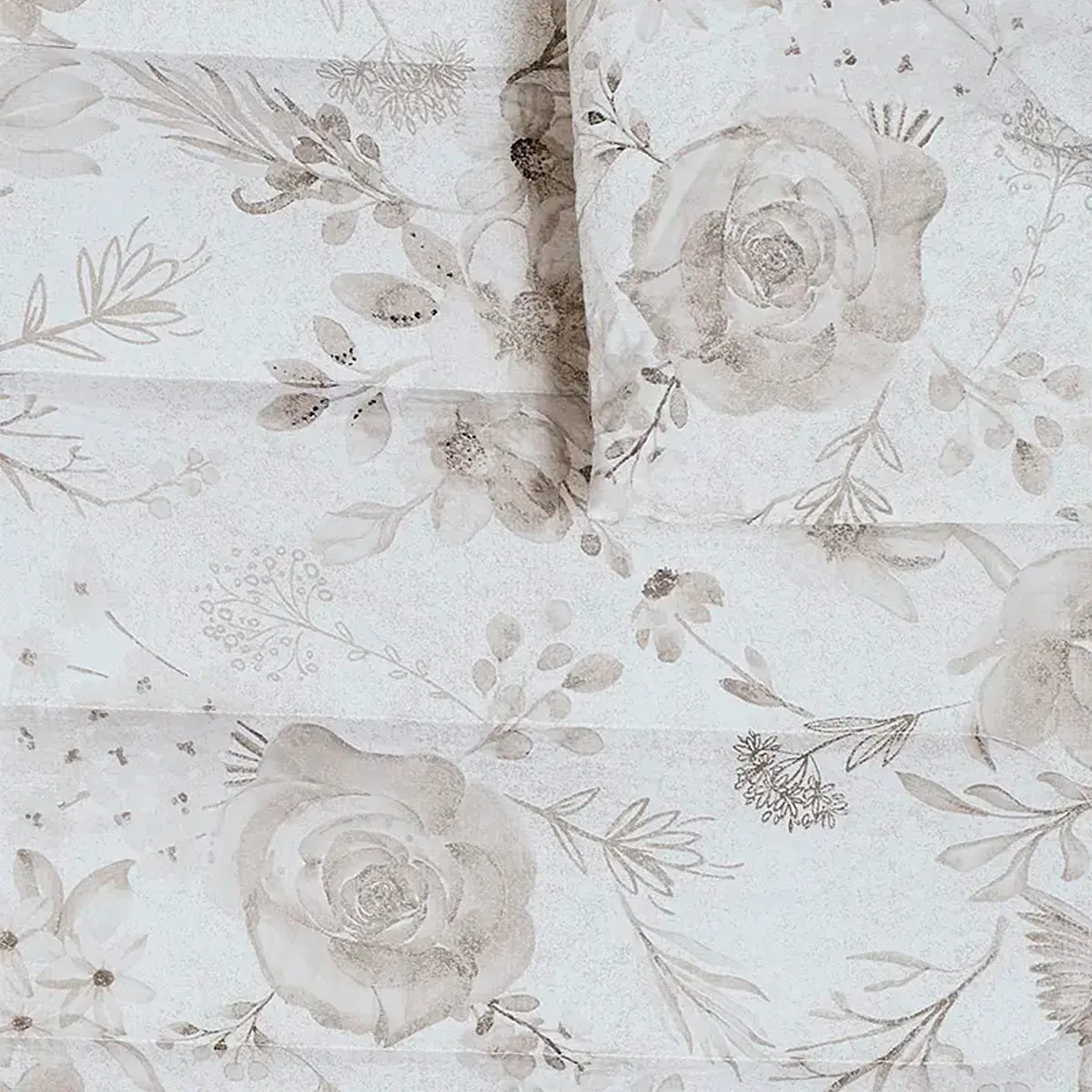 PLUMÓN RIPLEY HOME PERCALE FLORES SÚPER KING TAUPE - 2