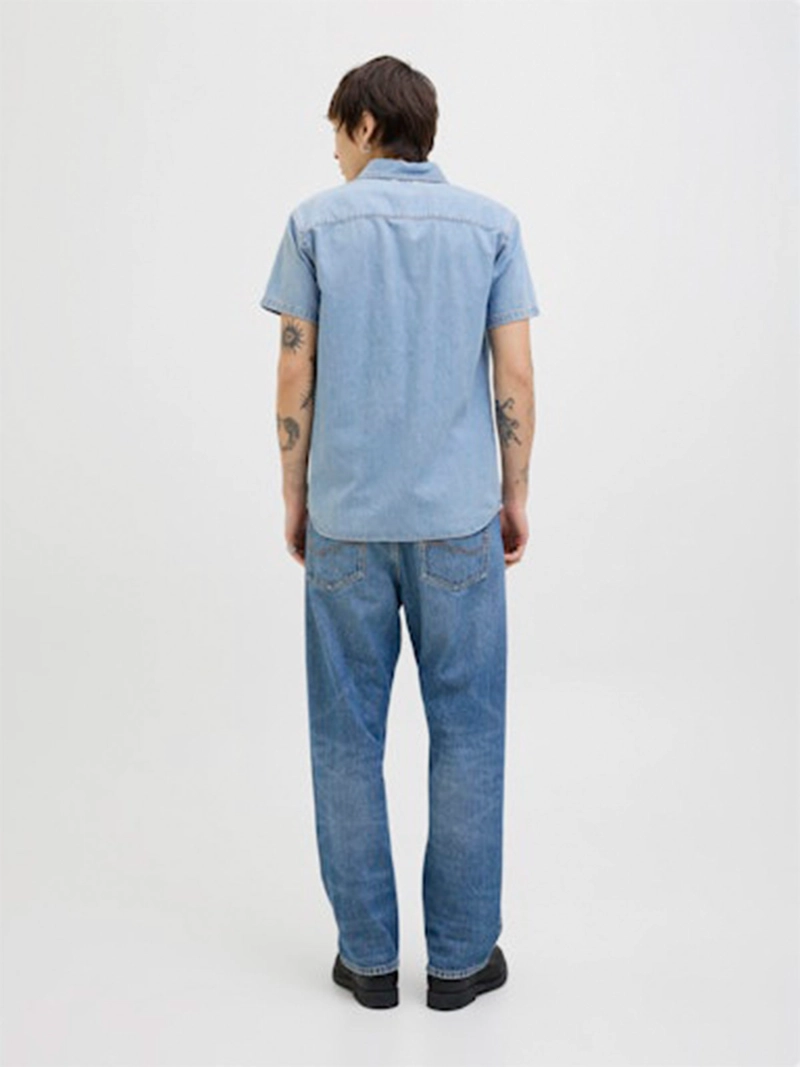 CAMISA HOMBRE JACK & JONES ALGODÓN MANGA CORTA - 5