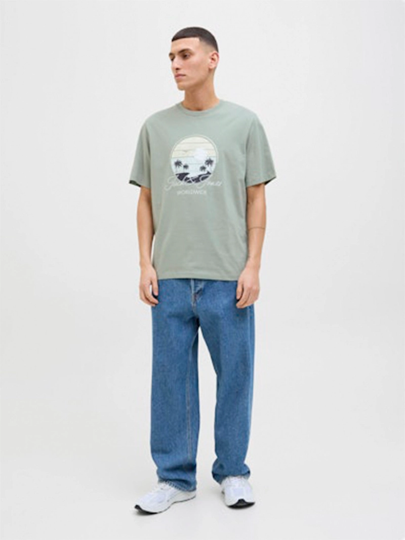 POLERA HOMBRE JACK & JONES ALGODÓN MANGA CORTA - 5
