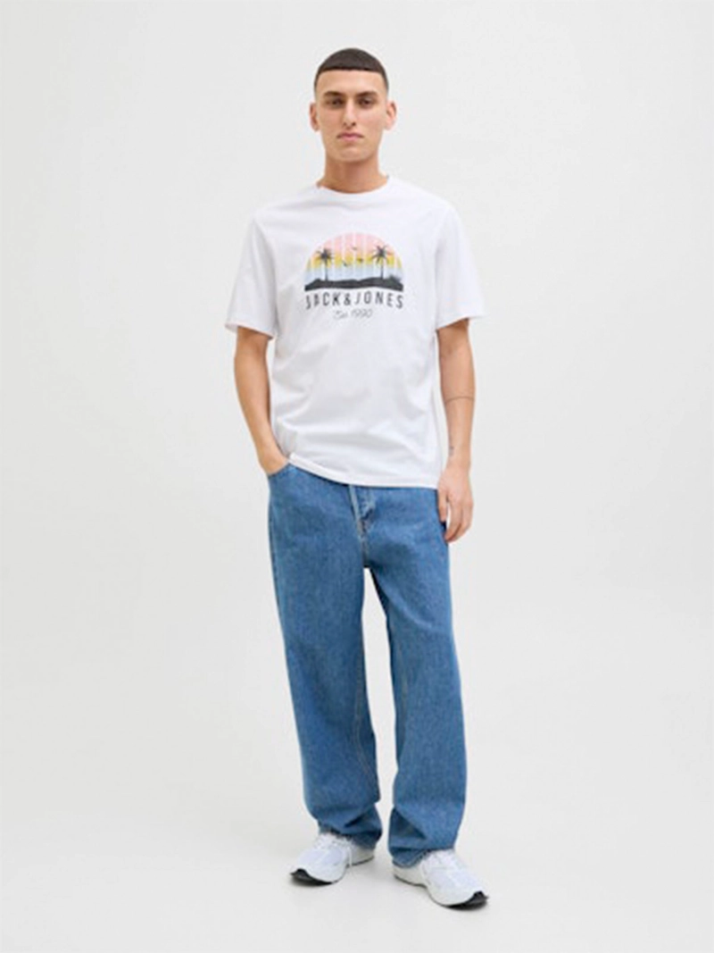 POLERA HOMBRE JACK & JONES ALGODÓN MANGA CORTA - 4