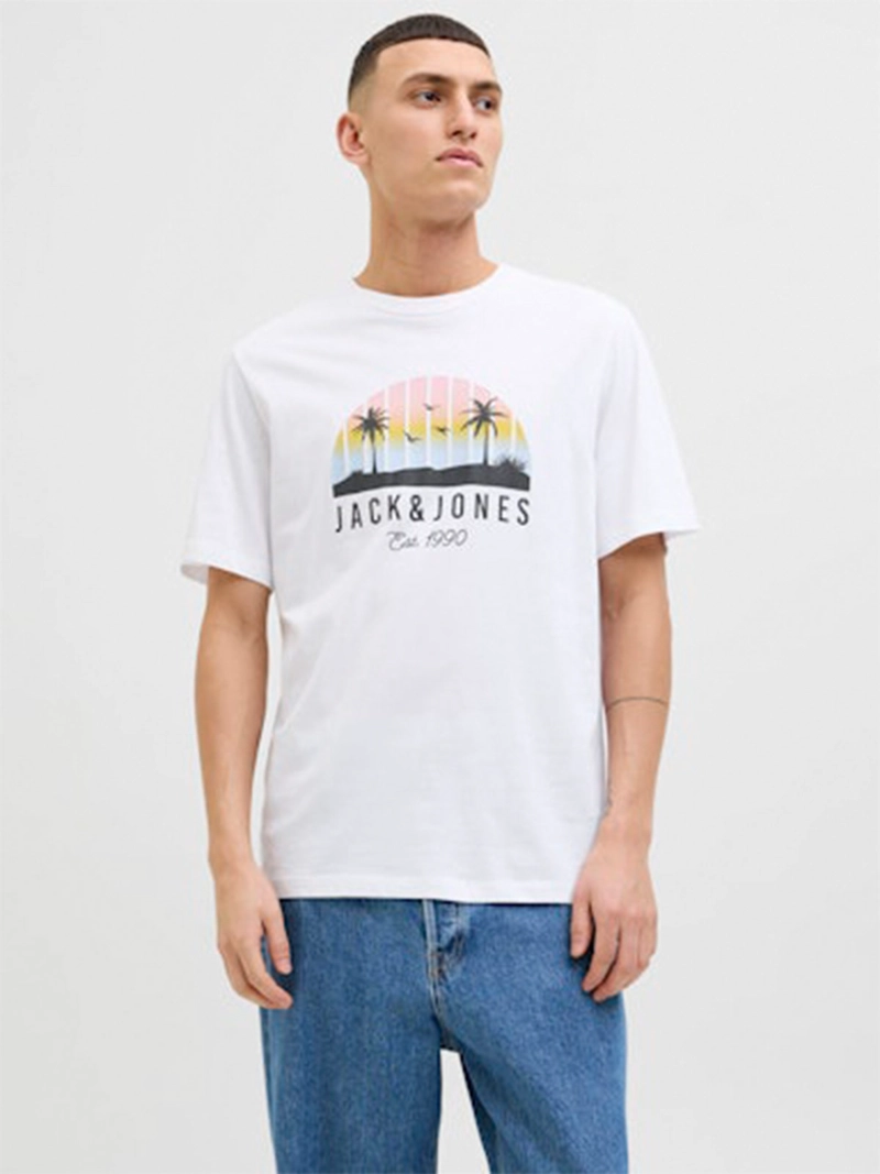 POLERA HOMBRE JACK & JONES ALGODÓN MANGA CORTA - 1