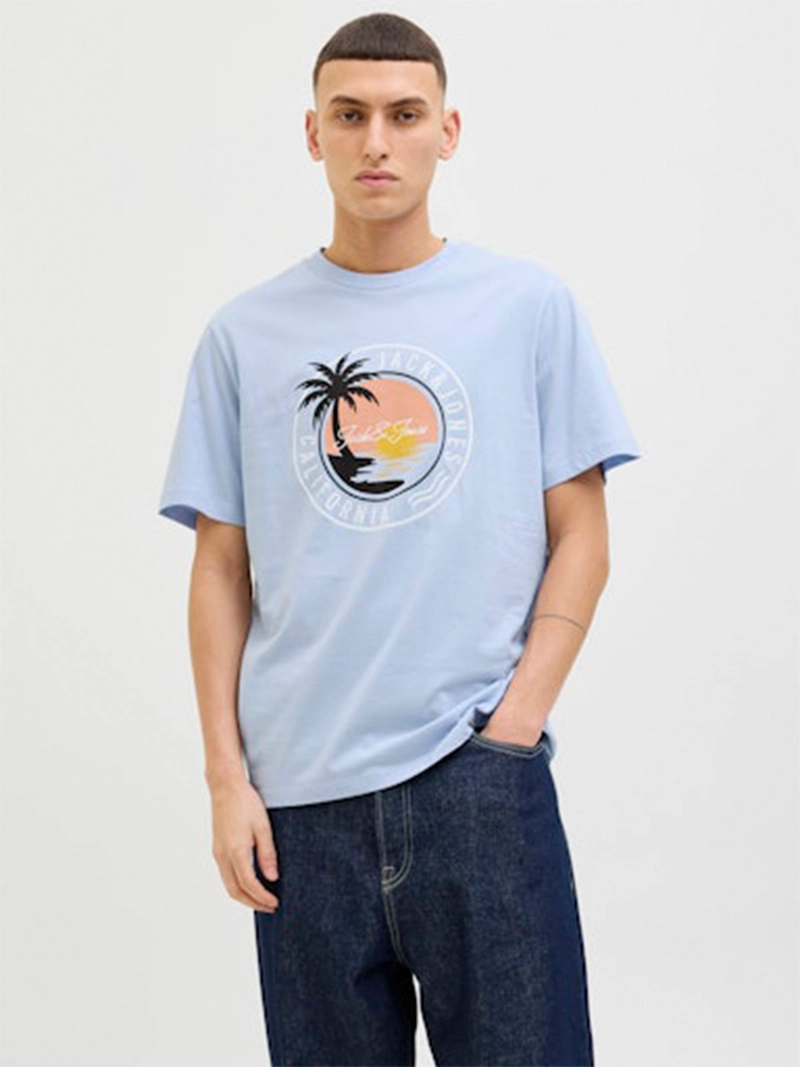 POLERA HOMBRE JACK & JONES ALGODÓN MANGA CORTA