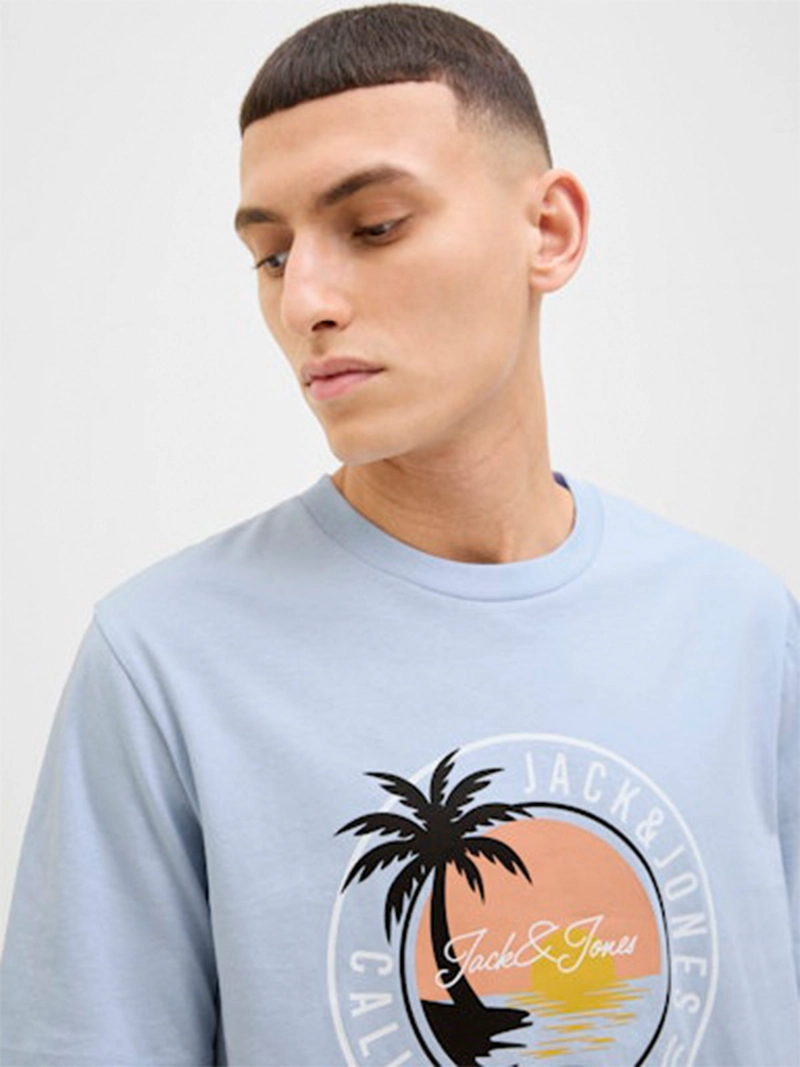 POLERA HOMBRE JACK & JONES ALGODÓN MANGA CORTA - 2