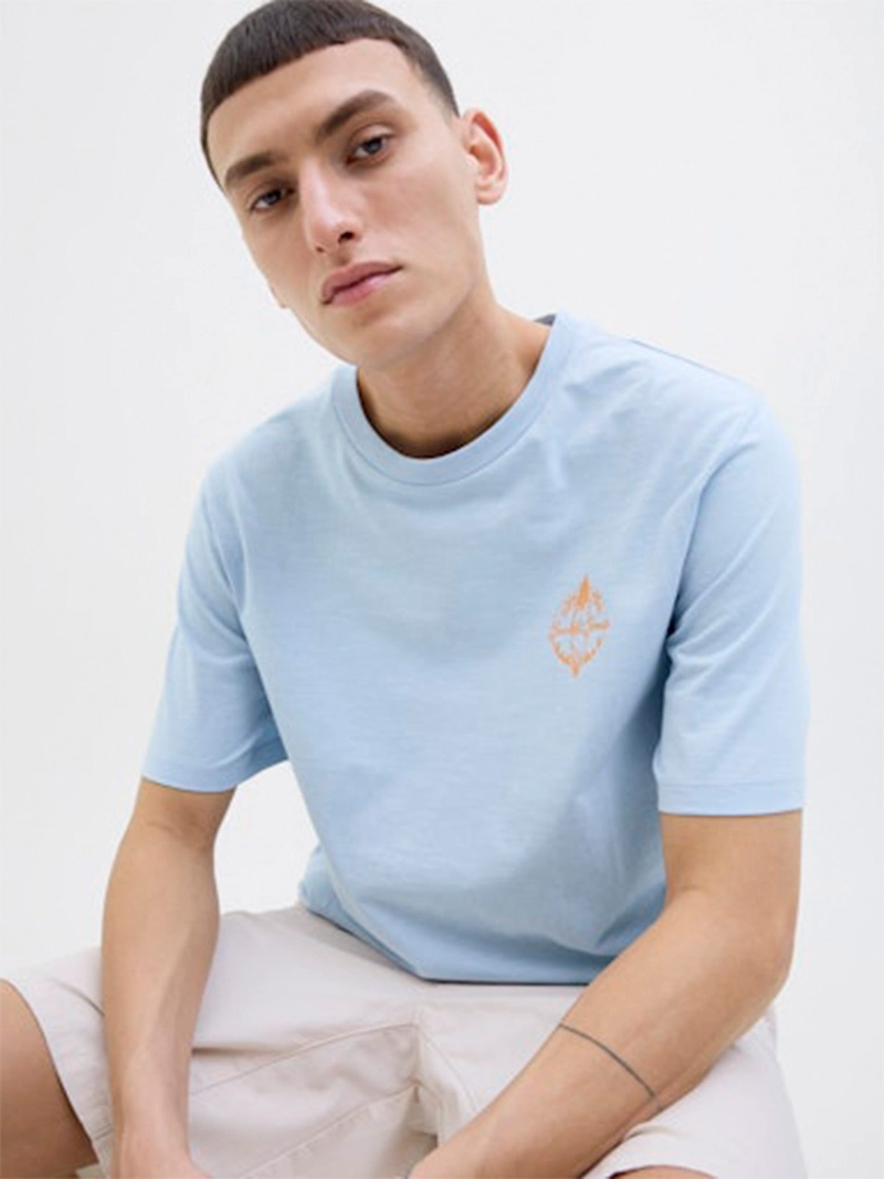 POLERA HOMBRE JACK & JONES ALGODÓN MANGA CORTA - 2