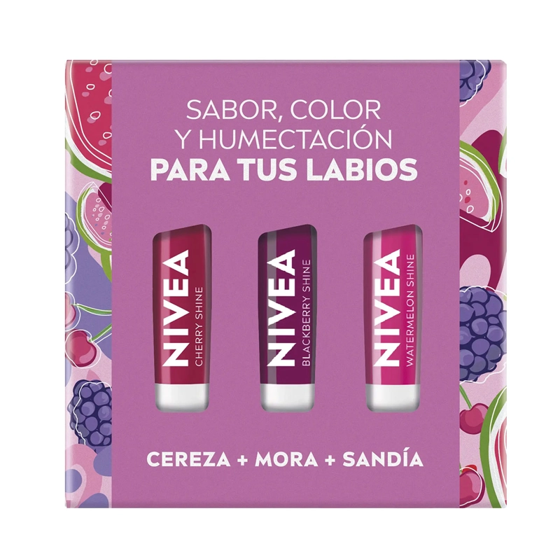 PACK NIVEA BÁLSAMOS LABIALES