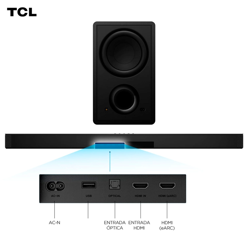 SOUNDBAR BLUETOOTH TCL Q75H 5.1.2 CH - 3