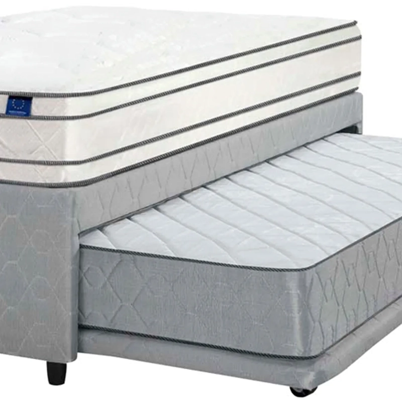 DIVAN CAMA FLEX INNOVA 1.5 PLAZAS + RESPALDO GRIS - 4