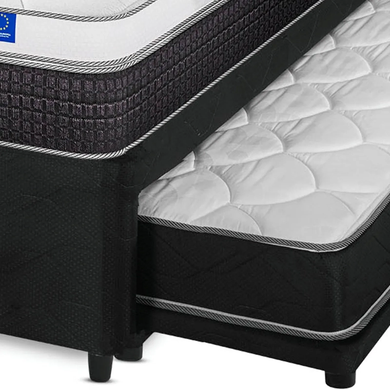 DIVAN CAMA FLEX NEXUS 1.5 PLAZAS + RESPALDO NEGRO - 3