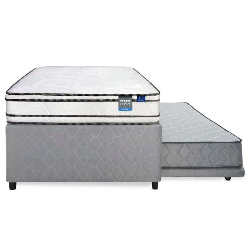 DIVAN CAMA FLEX INNOVA 1.5 PLAZAS GRIS  - 2