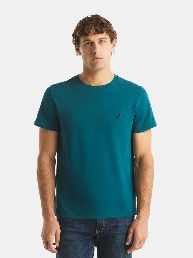 POLERA HOMBRE NAUTICA ALGODÓN MANGA CORTA - 1