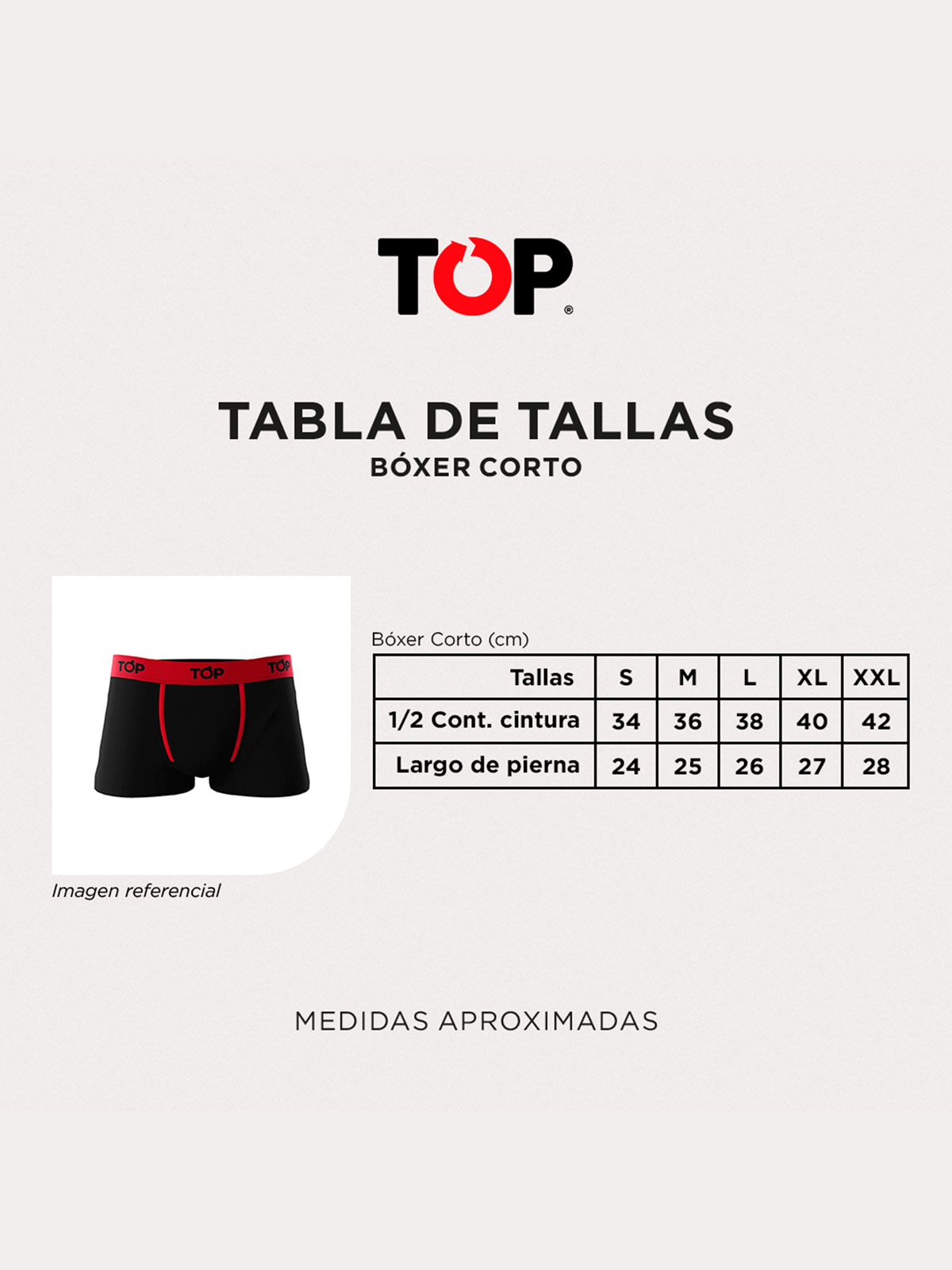 PACK X3 BÓXER HOMBRE TOP MEDIOS ALGODÓN - 3