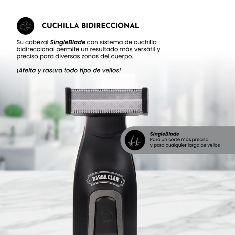 AFEITADORA SIEGEN FACIAL Y CORPORAL SG-8300C01         - 7