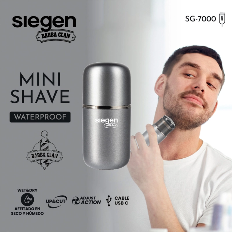 AFEITADORA SIEGEN MINI SG-7000 - 4