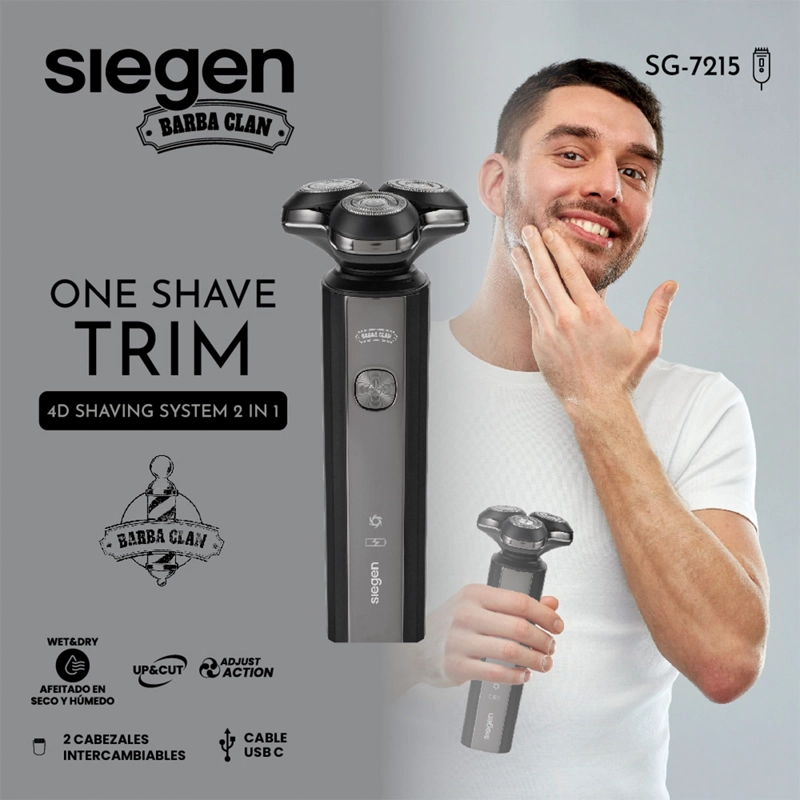 AFEITADORA SIEGEN TRIMMER SG-7215 - 4