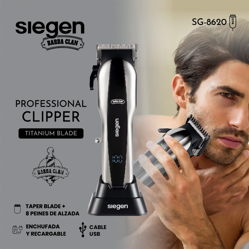 AFEITADORA SIEGEN CLIPPER SG-8620 - 5