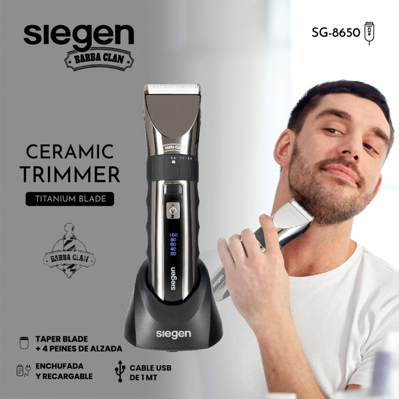 AFEITADORA SIEGEN TRIMMER SG-8650 - 5