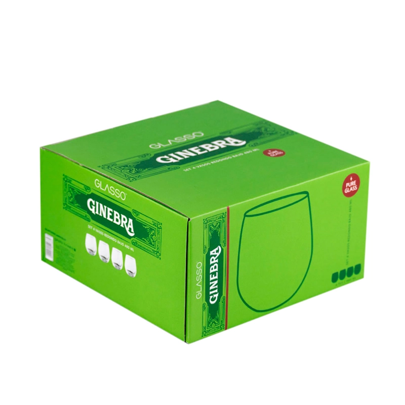 SET 4 VASOS REDONDO GLASSO GINEBRA BAJO - 3