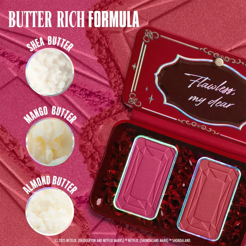 PALETA DE RUBORES NYX BRIDGERTON ROYAL BLUSH - 6