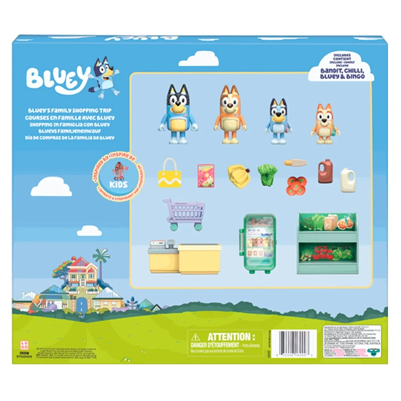BLUEY S13 LETS PLAY CHEF FAMILY SHOPPING TRIP MULTI PACK EXCLUSIVO - 6