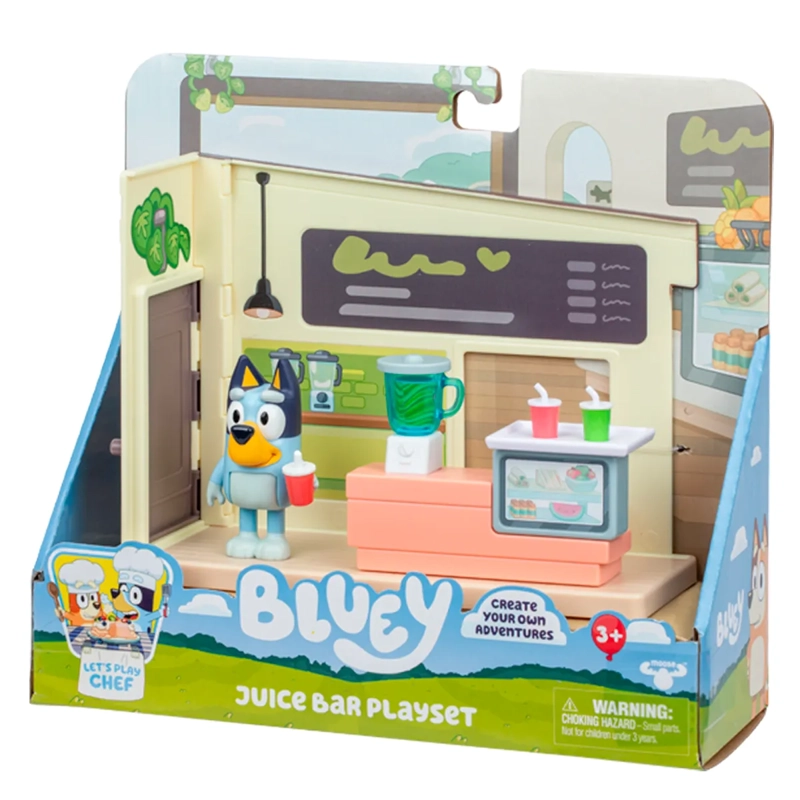 BLUEY S13 LETS PLAY CHEF MINI PLAYSET BARRA DE JUGOS - 1