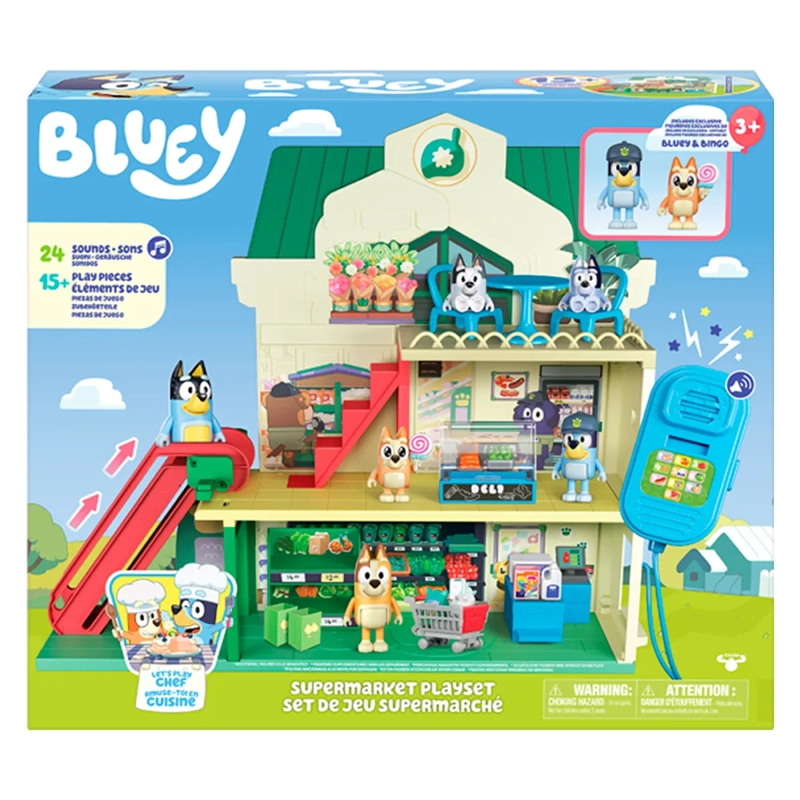 BLUEY S13 LETS PLAY CHEF PLAYSET SUPERMERCADO - 1
