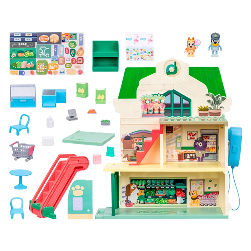 BLUEY S13 LETS PLAY CHEF PLAYSET SUPERMERCADO - 3