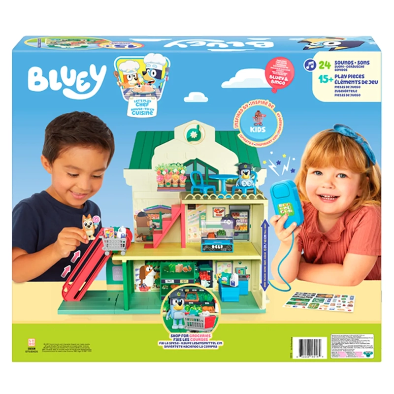 BLUEY S13 LETS PLAY CHEF PLAYSET SUPERMERCADO - 7