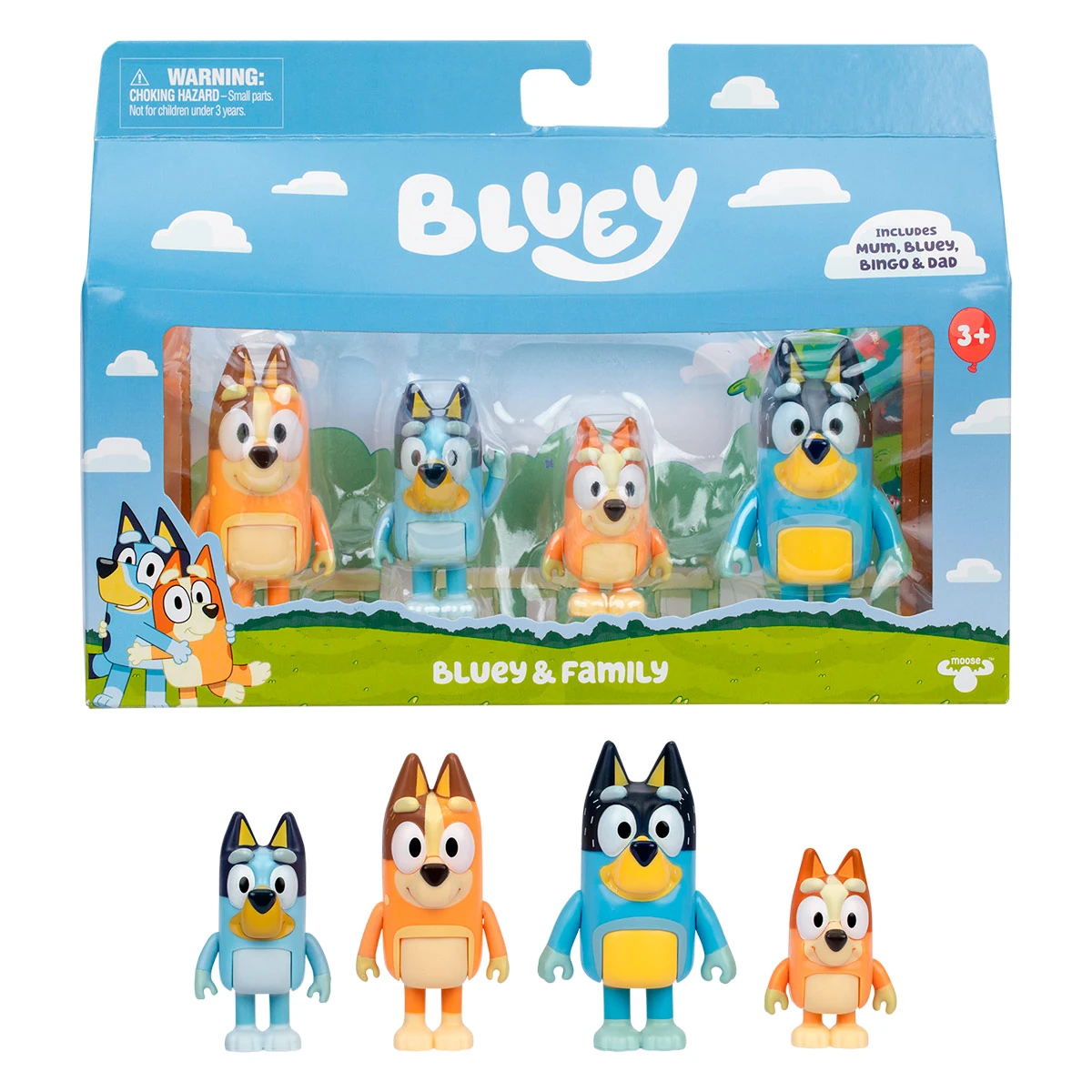 BLUEY S13 FIGURAS DE ACCIÓN 4PK - 2