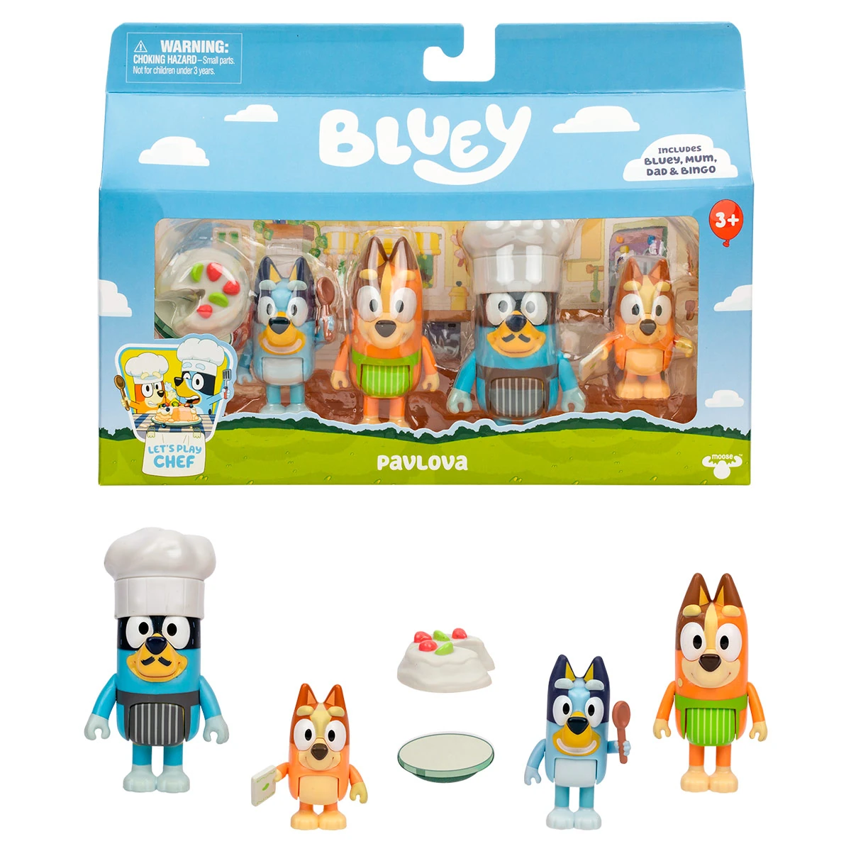 BLUEY S13 FIGURAS DE ACCIÓN 4PK - 6