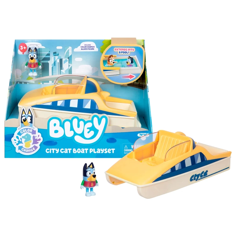 BLUEY S13 COLOR CHANGE BLUEY'S MOTORBOAT VEHICLE EXCLUSIVE - 1
