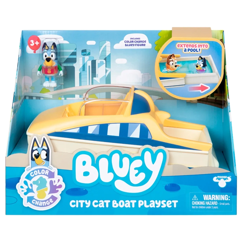 BLUEY S13 COLOR CHANGE BLUEY'S MOTORBOAT VEHICLE EXCLUSIVE - 6