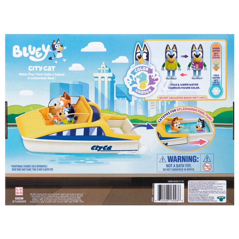 BLUEY S13 COLOR CHANGE BLUEY'S MOTORBOAT VEHICLE EXCLUSIVE - 7