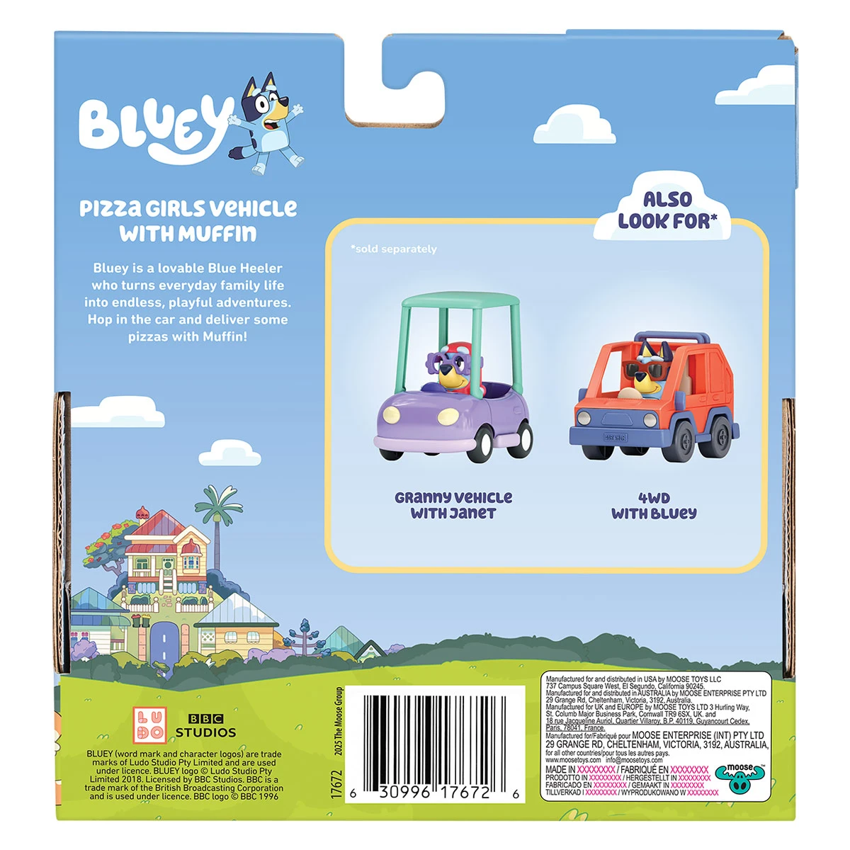 VEHÍCULO DE JUGUETE BLUEY CON FIGURA SERIE 13 - MODELO ALEATORIO - 2