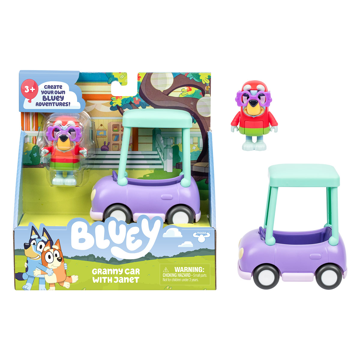 VEHÍCULO DE JUGUETE BLUEY CON FIGURA SERIE 13 - MODELO ALEATORIO - 4