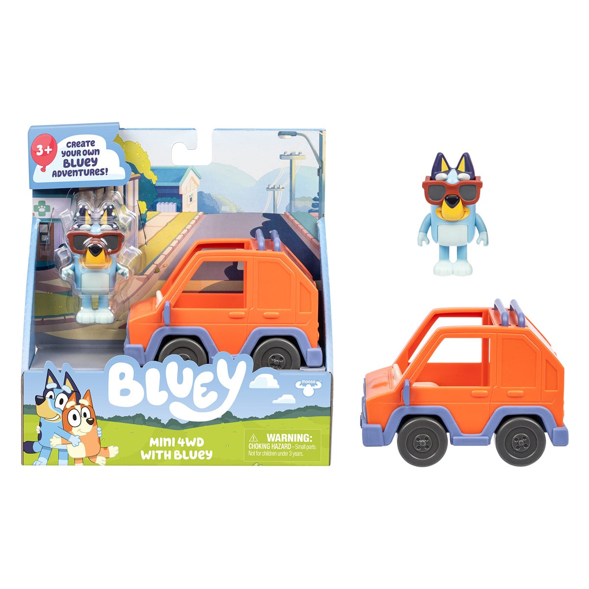 VEHÍCULO DE JUGUETE BLUEY CON FIGURA SERIE 13 - MODELO ALEATORIO - 5
