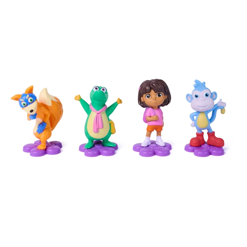DORA PACK DE 4 MINI FIGURAS - 3