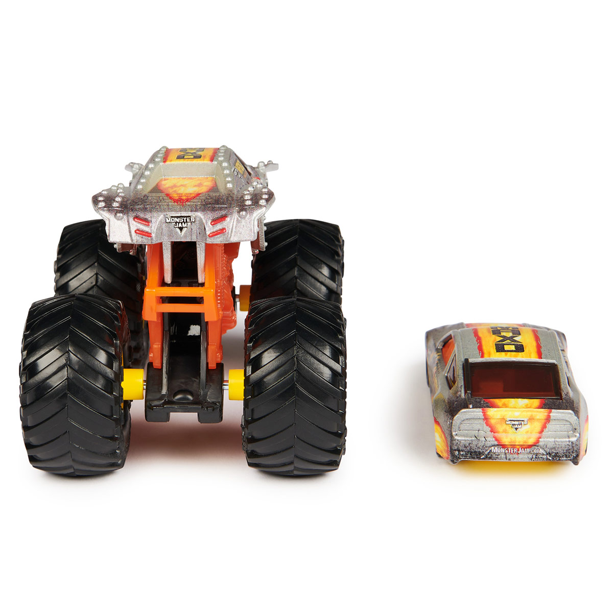 VEHÍCULO DE JUGUETE MONSTER JAM Y AUTO 1 64 - MODELO ALEATORIO - 9