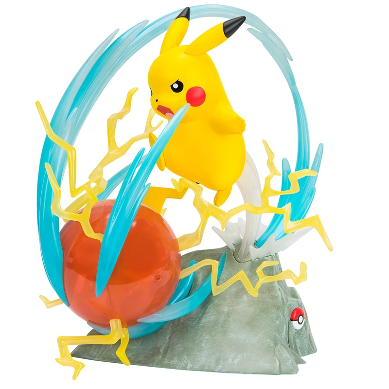 FIGURA DE ACCIÓN POKEMON PIKACHU DE LUJO COLECCIONABLE ORIGINAL - 1