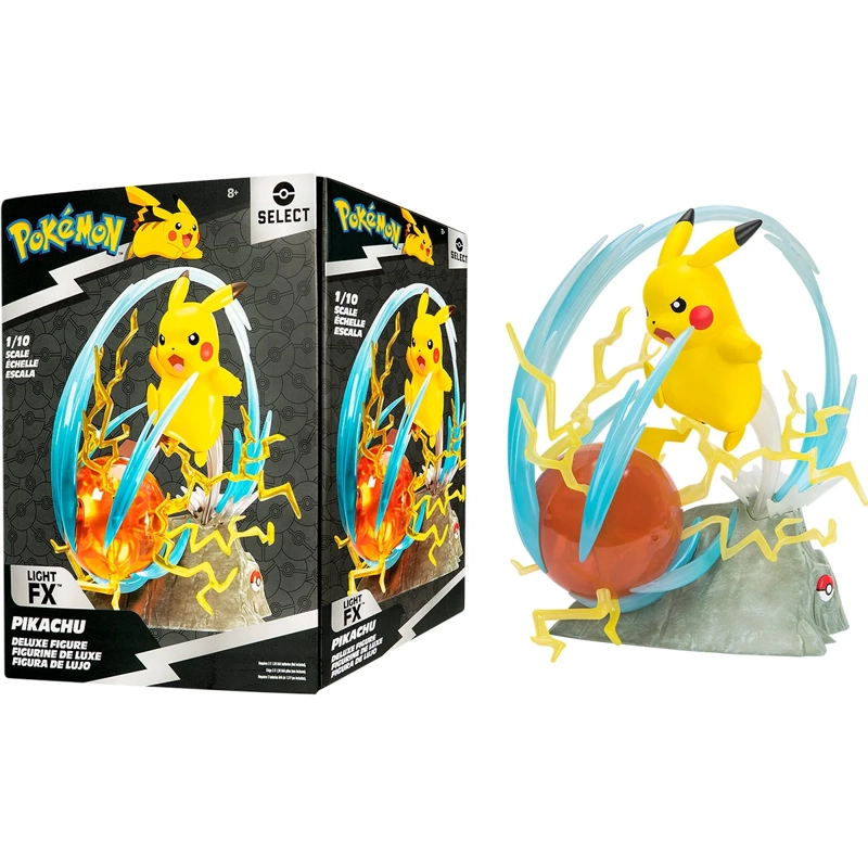 FIGURA DE ACCIÓN POKEMON PIKACHU DE LUJO COLECCIONABLE ORIGINAL - 2