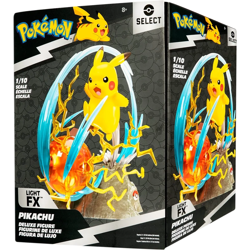 FIGURA DE ACCIÓN POKEMON PIKACHU DE LUJO COLECCIONABLE ORIGINAL - 4