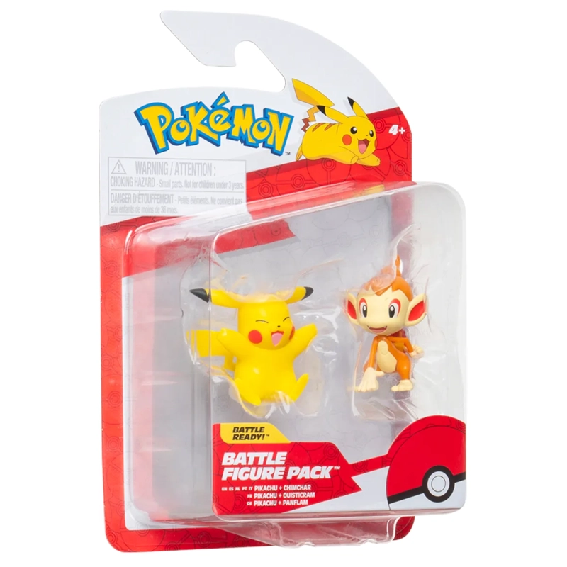 POKEMON FIGURA PACK DE 2 CHIMCHAR Y PIKACHU - 5