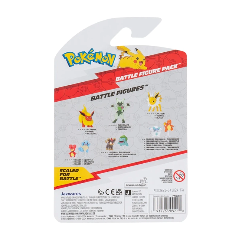 POKEMON FIGURA PACK DE 2 W19 MAGBY Y SQUIRTLE - 6
