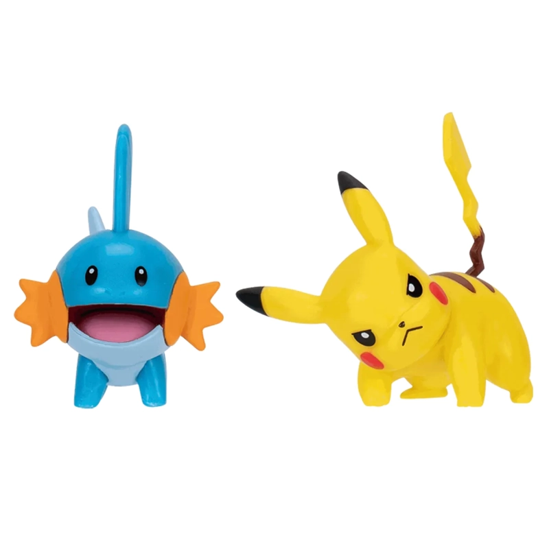 POKEMON FIGURA PACK DE 2 MUDKIP Y PIKACHU - 1