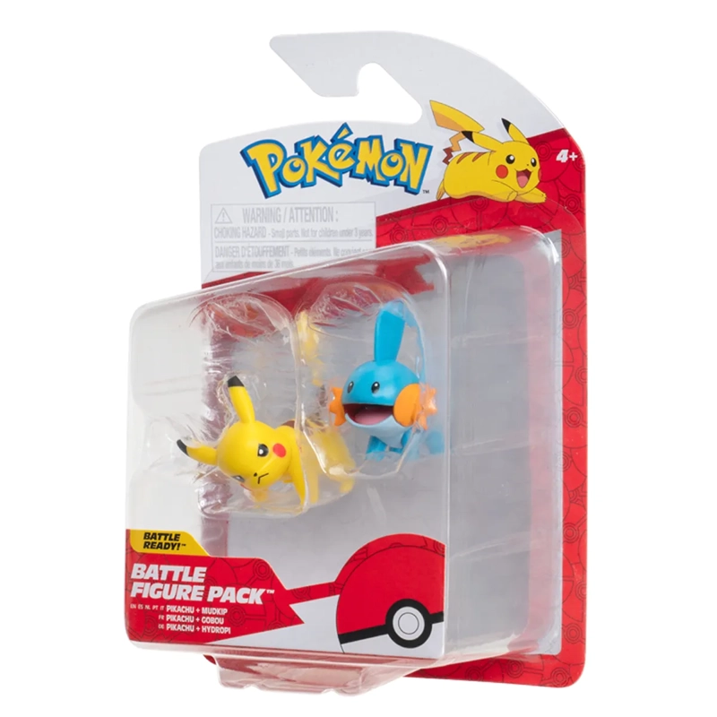 POKEMON FIGURA PACK DE 2 MUDKIP Y PIKACHU - 5
