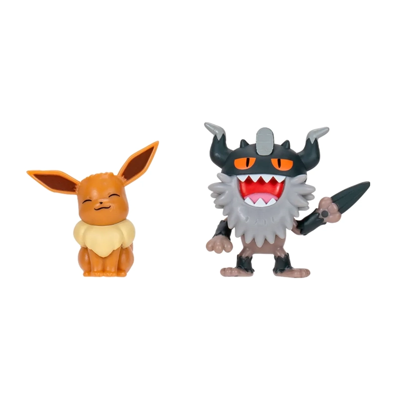 POKEMON FIGURA PACK DE 2 W18 PERRSERKER Y EEVEE - 1