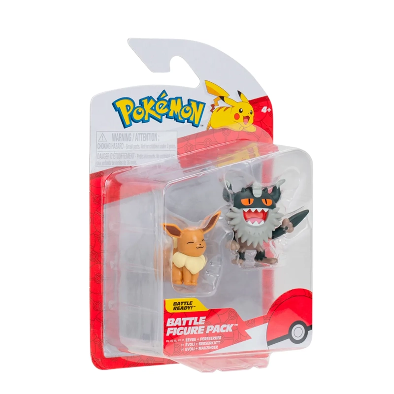 POKEMON FIGURA PACK DE 2 W18 PERRSERKER Y EEVEE - 5