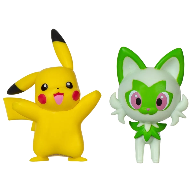 POKEMON FIGURA PACK DE 2 SPRIGATITO Y PIKACHU - 1