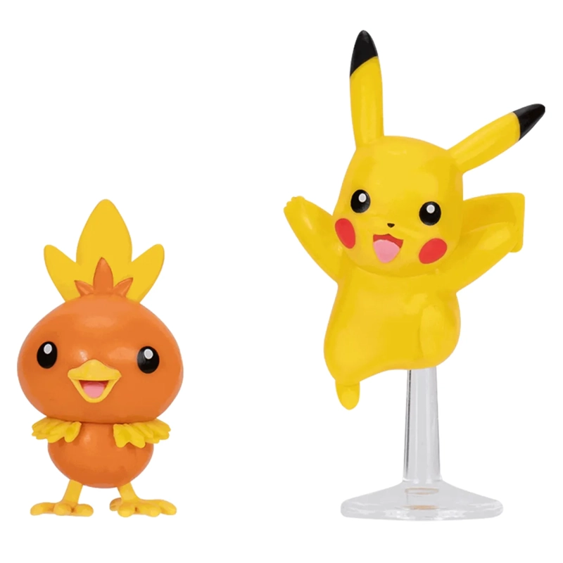POKEMON FIGURA PACK DE 2 TORCHIC Y PIKACHU - 1